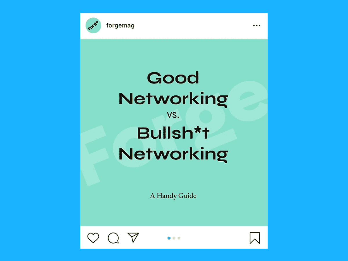 Good Networking vs Bullsh*t Networking